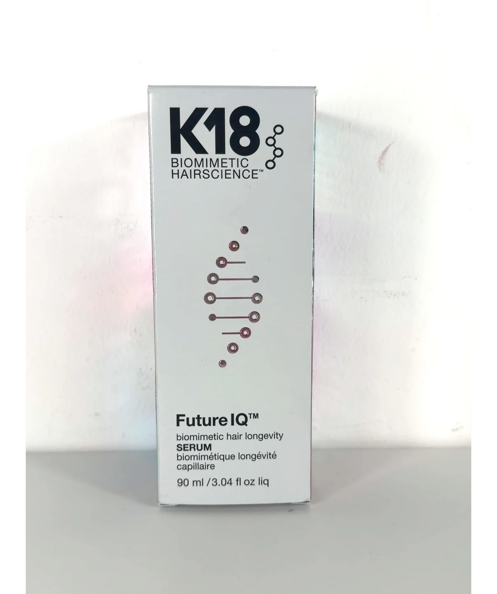 K18 Hair science FutureIQ Biomimetic Hair Longevity Serum, size 90ml — label