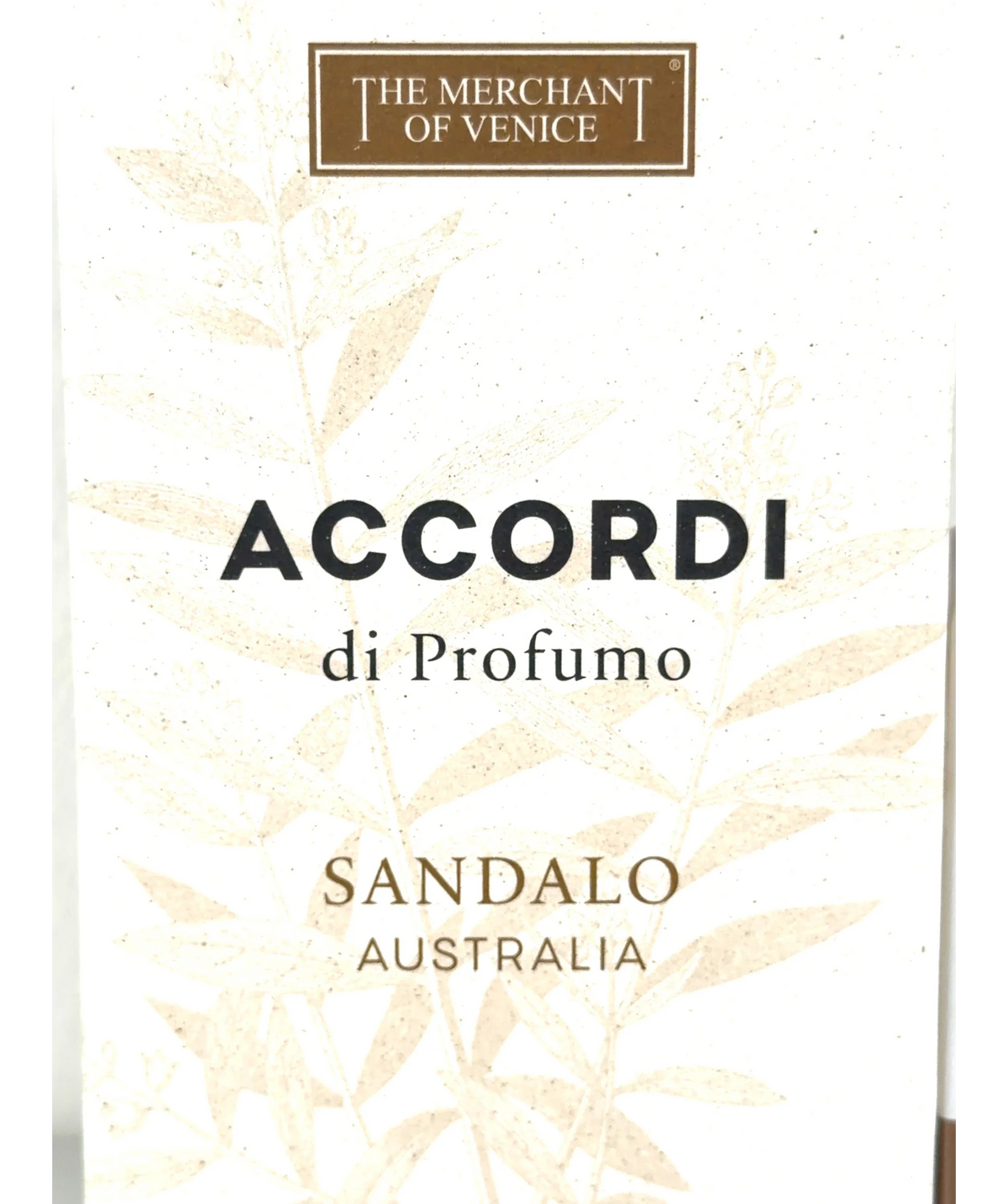The Merchant of Venice ACCORDI di Profumo, size 30ml — label
