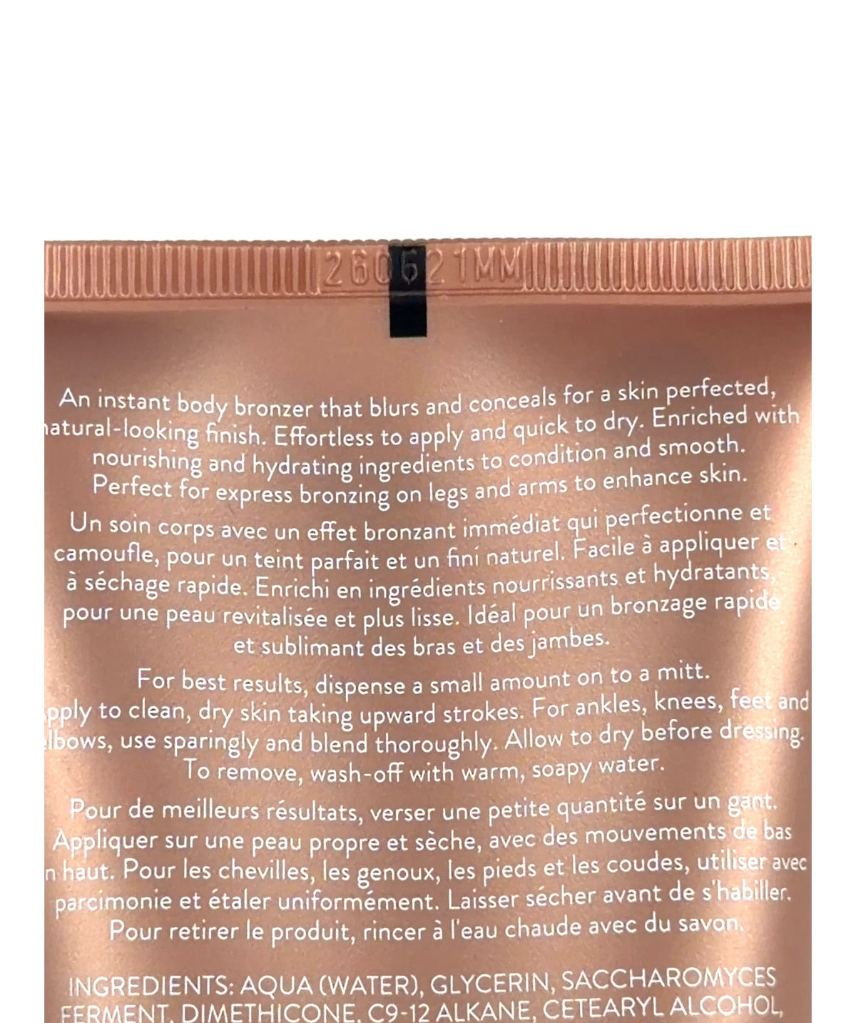 gatineau MEDIUM/DARK Golden Glow Blurring Body Bronze, size 150ml — detail