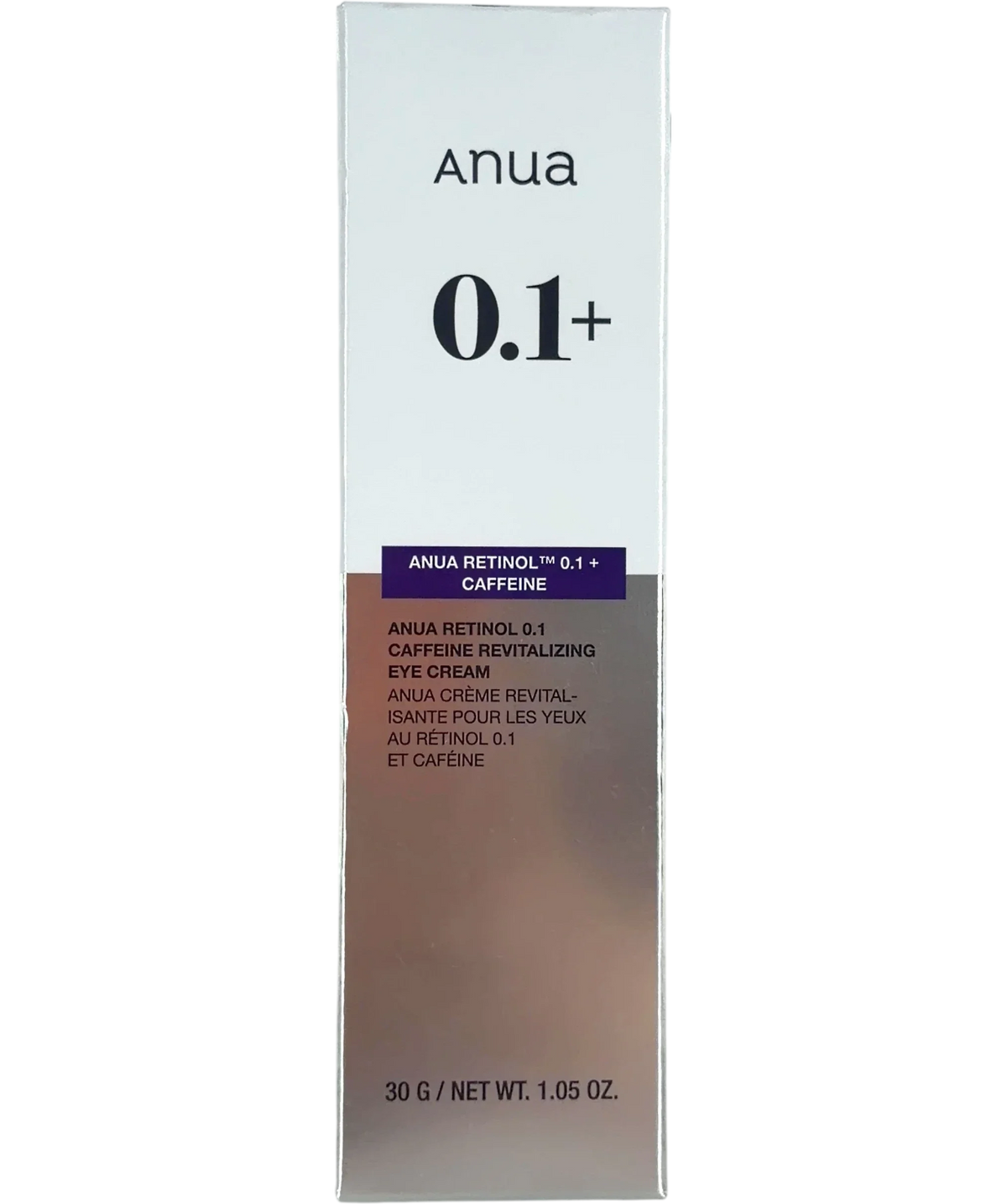 anua RETINOL 0.1 CAFFEINE REVITALIZING EYE CREAM, size 30g — front