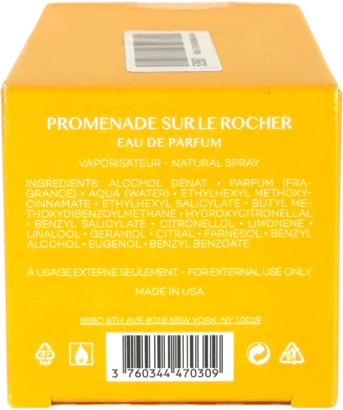 Grace de Monaco Promenade Sur Le Rocher Eau de Parfum 100ml, size 100ml — back