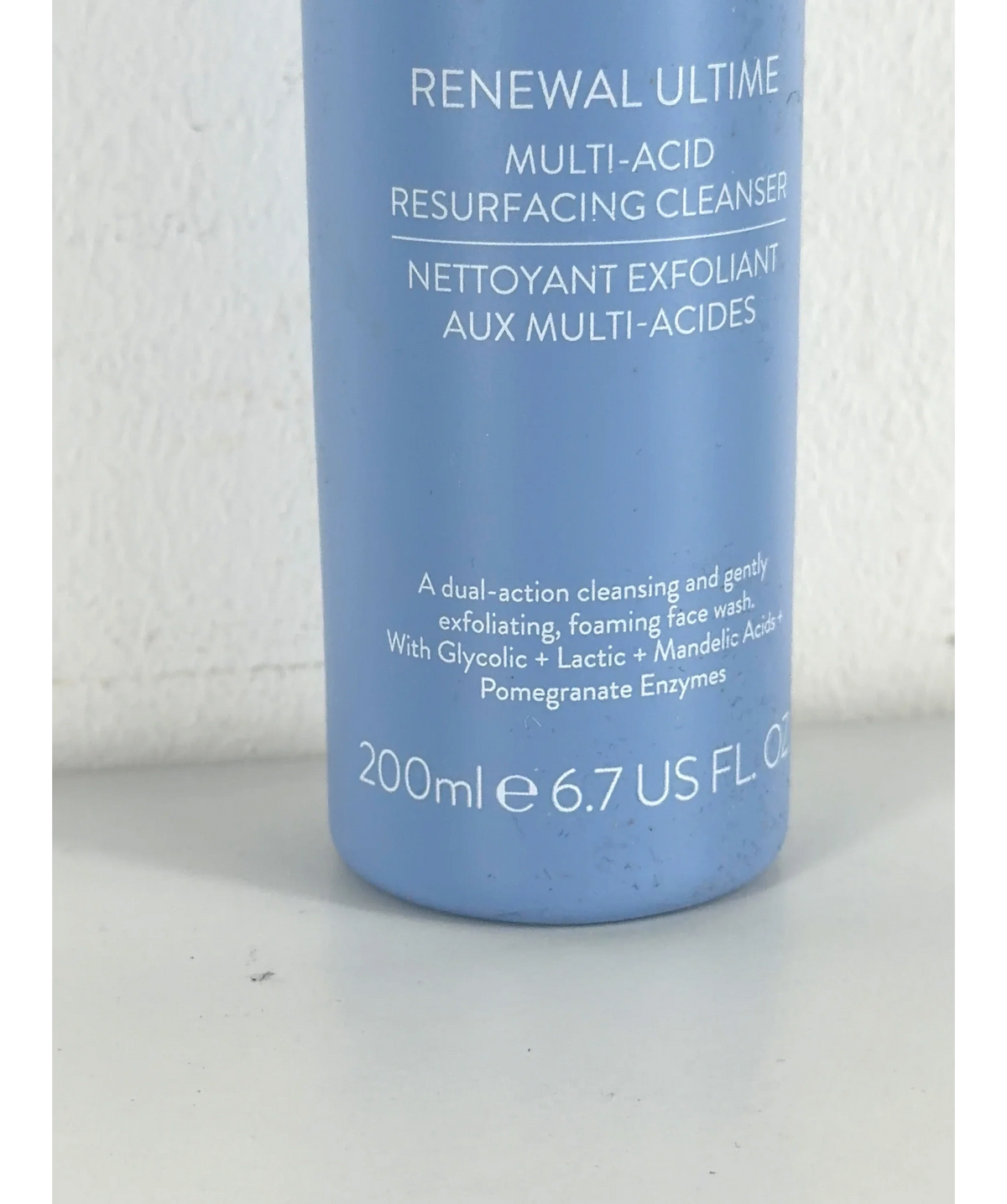 gatineau Renewal Ultime Multi-Acid Resurfacing Cleanser, size 200ml — care label