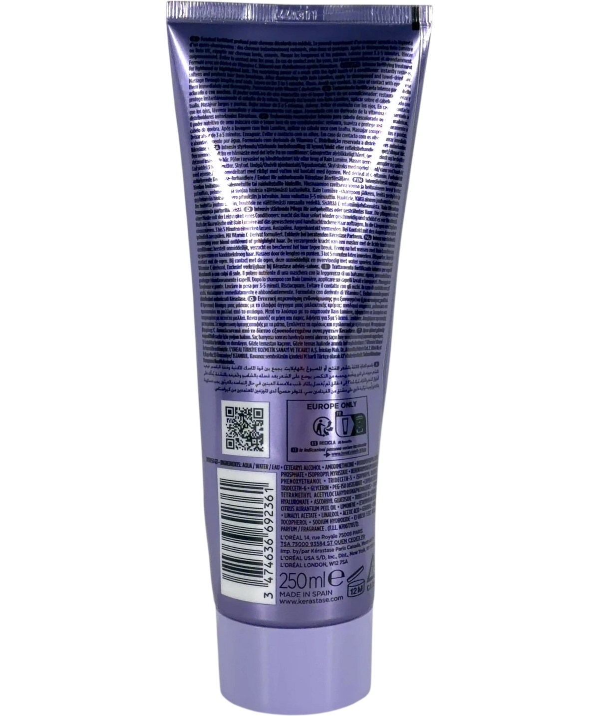 Kérastase Blond Absolu Cicaflash Treatment, size 250ml — back