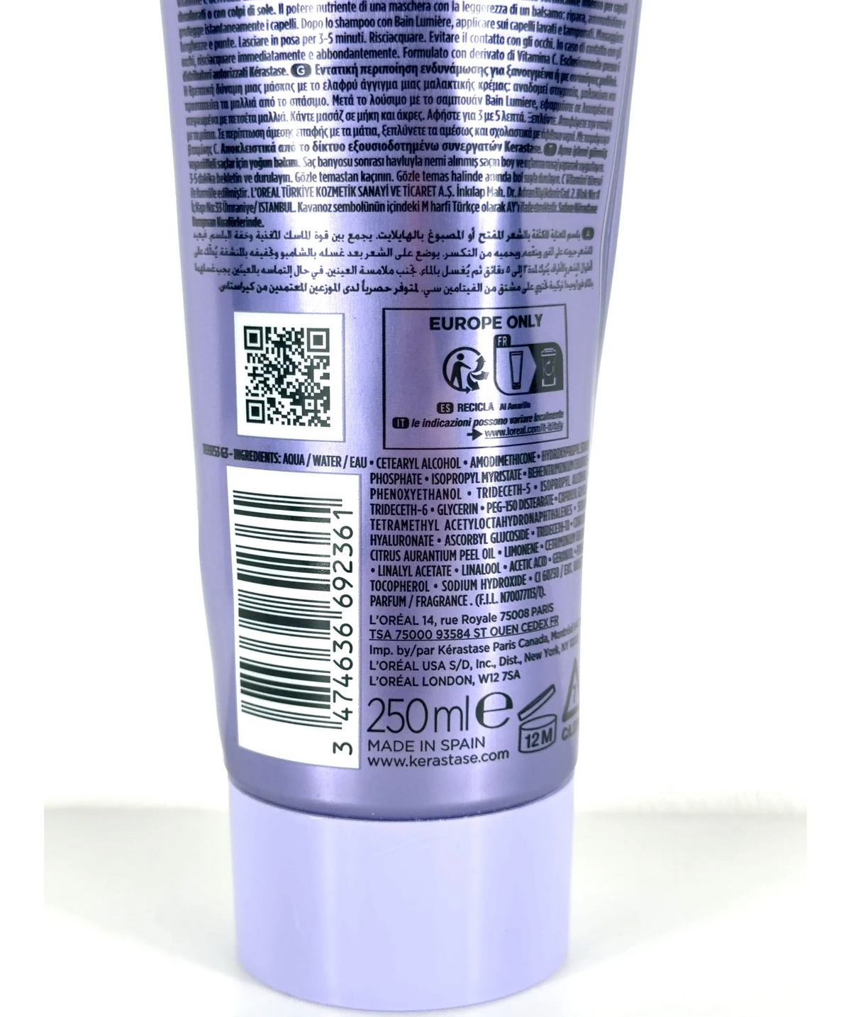 Kérastase Blond Absolu Cicaflash Treatment, size 250ml — fabric detail