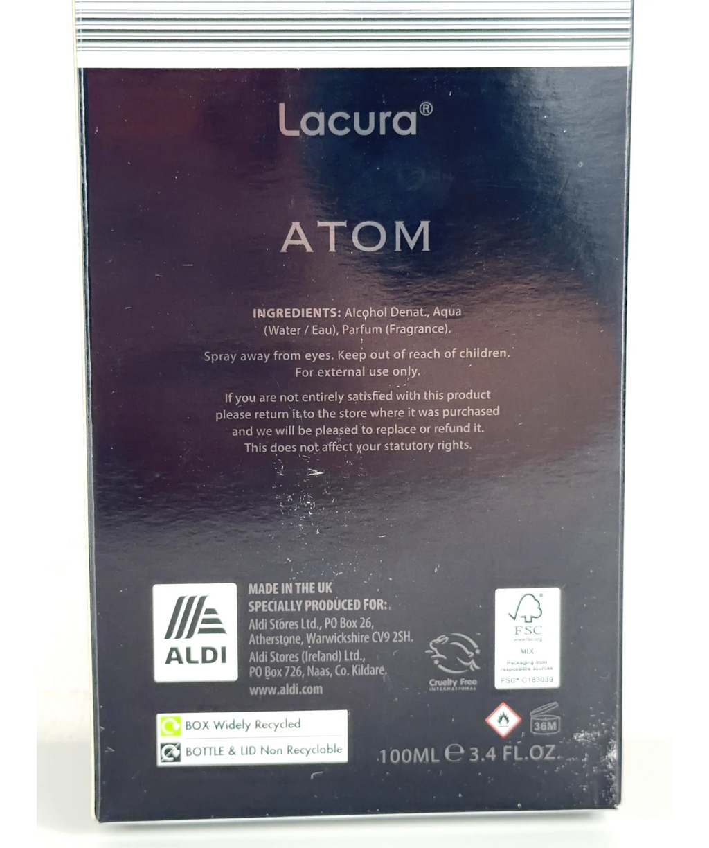 Lacura Atom Eau de Parfum, size 100ml — fabric detail