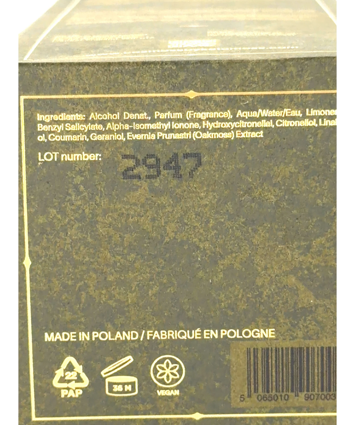 cosmoss SACRED MIST, size 100ml — detail