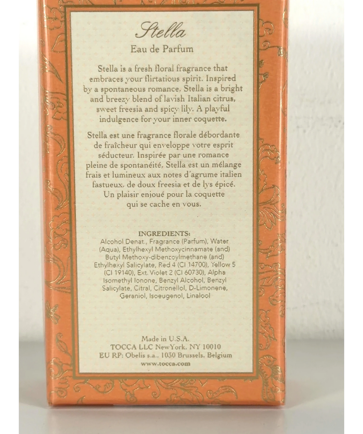 Tocca Stella, size 20ml — fabric detail