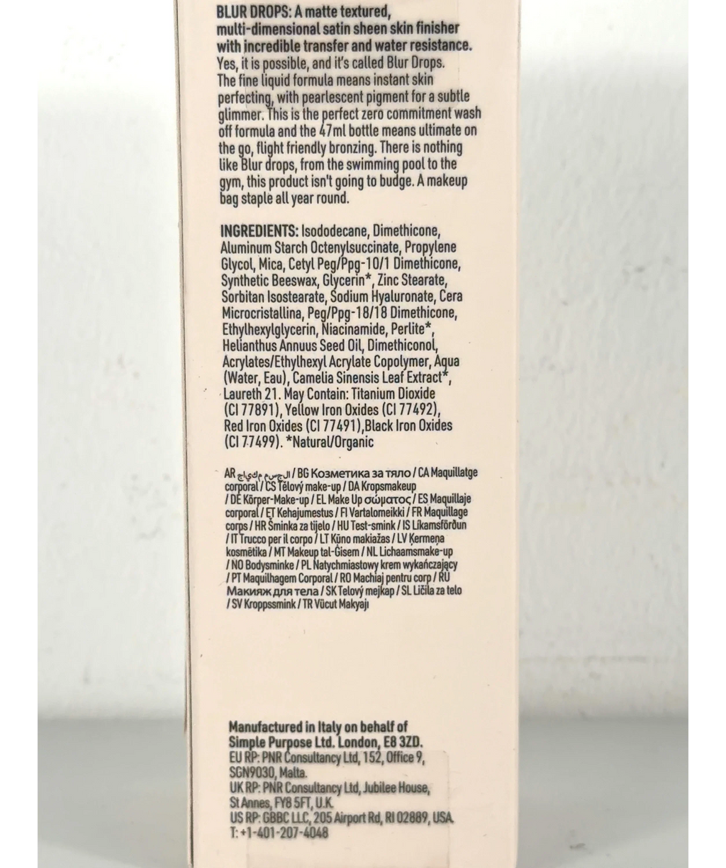 Vita Liberata DARK Everyday Blur Drops, size 47ml — fabric detail