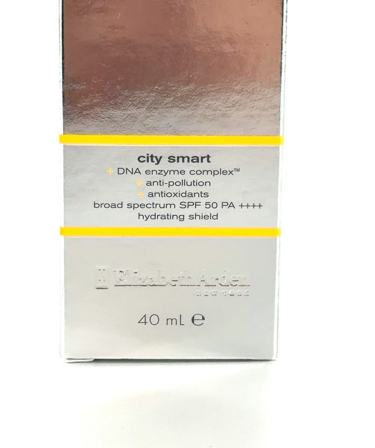 Elizabeth Arden Universal Prevage City Smart Broad Spectrum SPF 50 Hydrating Shield, size 40ml — label