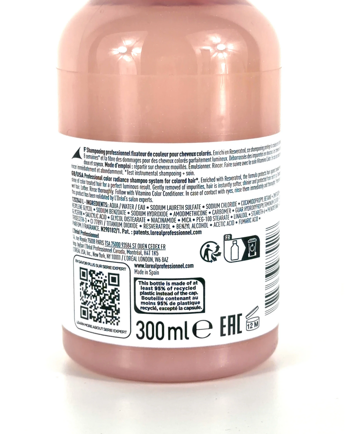 L'Oréal Professionnel Serie Expert Vitamino Color Shampoo, size 300ml — fabric detail