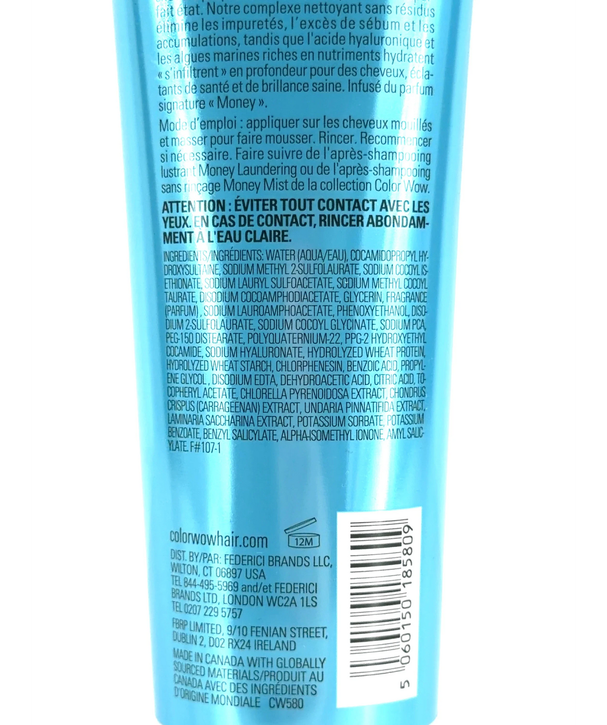 Color Wow MONEY LAUNDERING, size 250ml — fabric detail