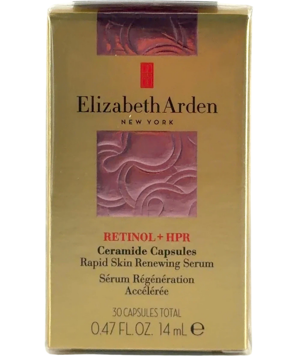 Elizabeth Arden Retinol + HPR Ceramide Capsules Rapid Skin Renewing Serum, size 14ml — front