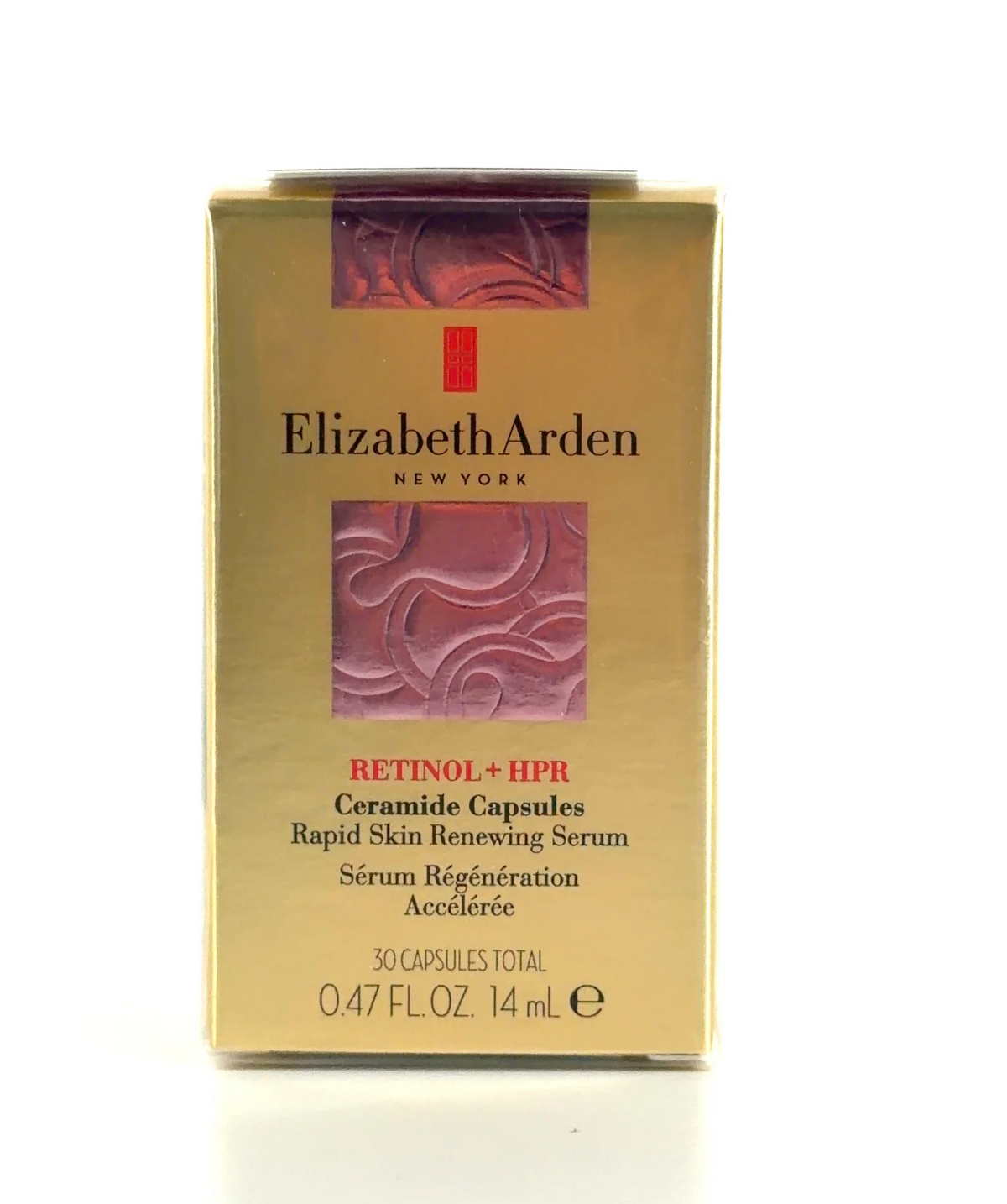 Elizabeth Arden Retinol + HPR Ceramide Capsules Rapid Skin Renewing Serum, size 14ml — label