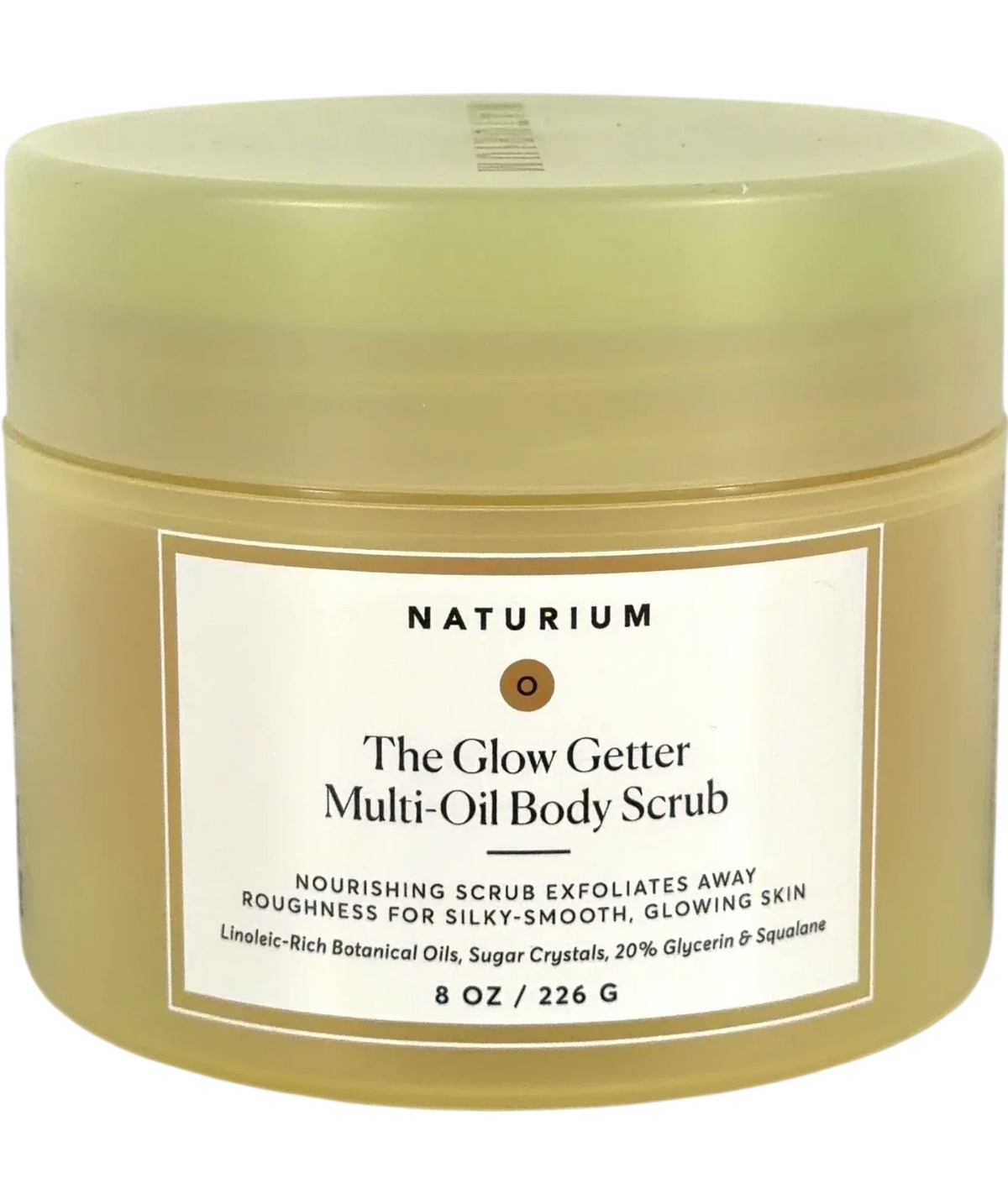 naturium The Glow Getter Multi-Oil Body Scrub, size 226g — front