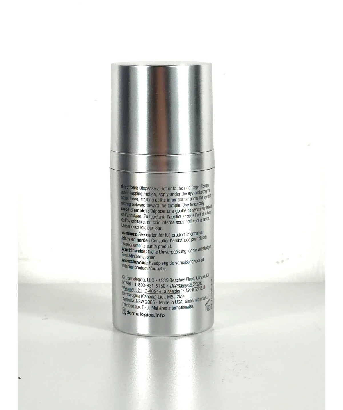 Dermalogica Smart Eye Density serum, size 15ml — fabric detail