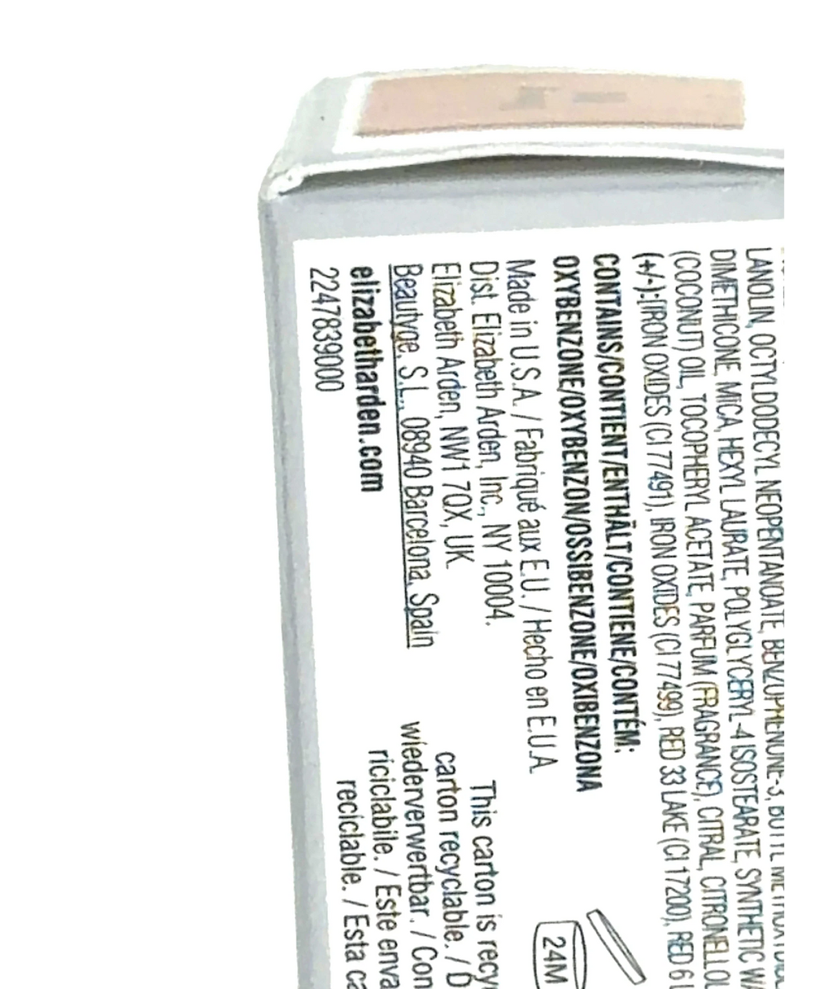 Elizabeth Arden Honey 01 Eight Hour Cream Lip Protectant Stick / Baume Protecteur pour les Lèvres Sheer Tint SPF 15… — detail