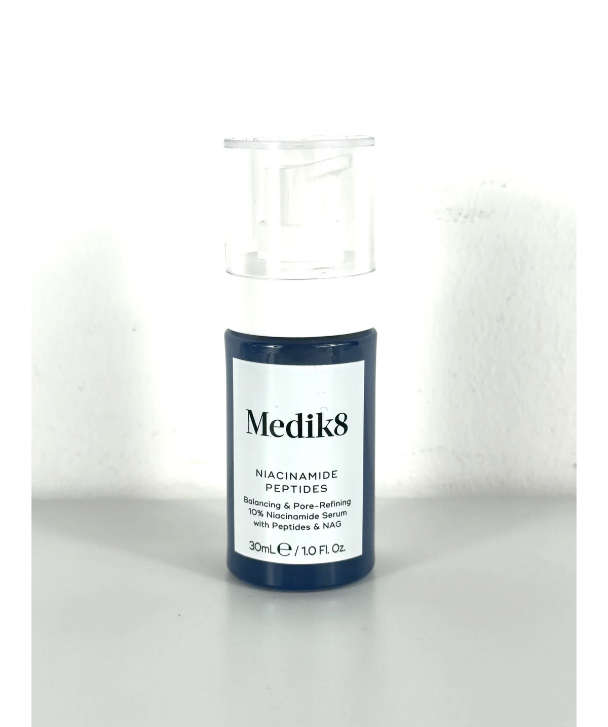 medik8 Niacinamide Peptides, size 30ml — label