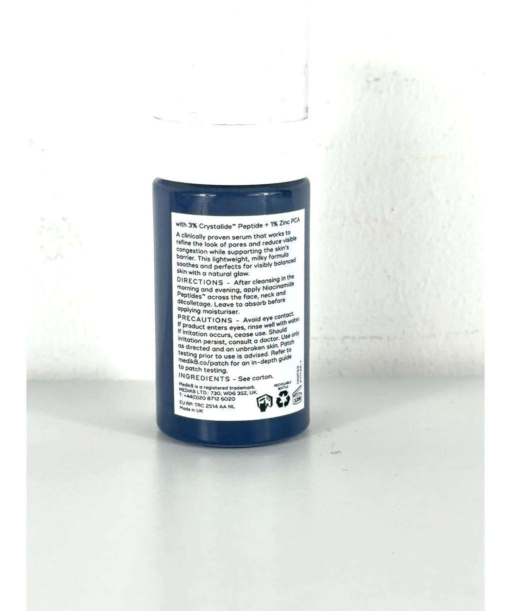 medik8 Niacinamide Peptides, size 30ml — fabric detail