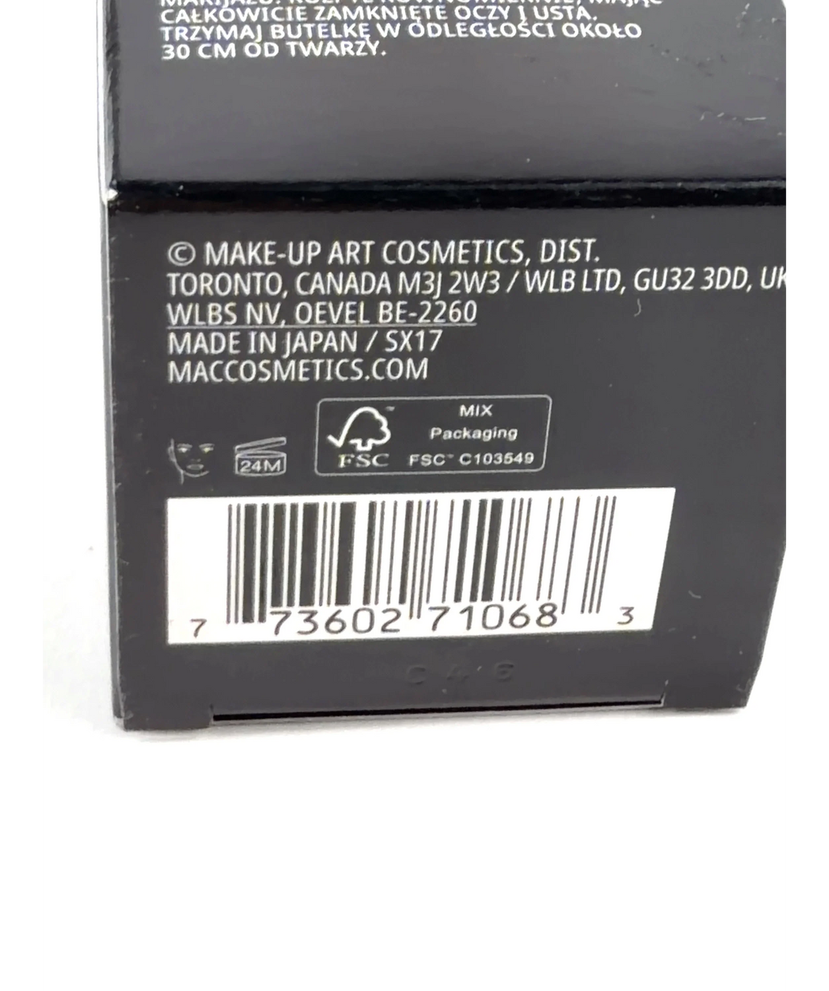MAC Fix+, size 100ml — detail