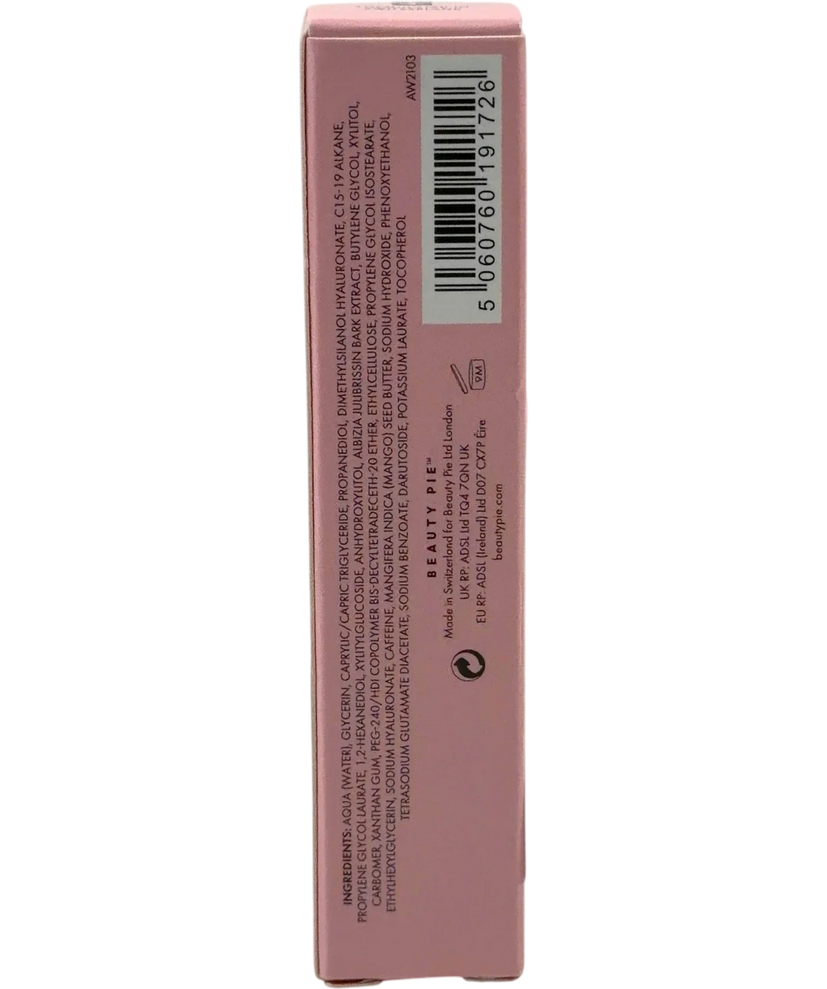 Beauty Pie TRIPLE HYALURONIC ACID ELASTIC LIFTING EYE SERUM WITH BEAUTIFEYE (3%) & AQUAXYL (3%), size 0.5fl.oz — back