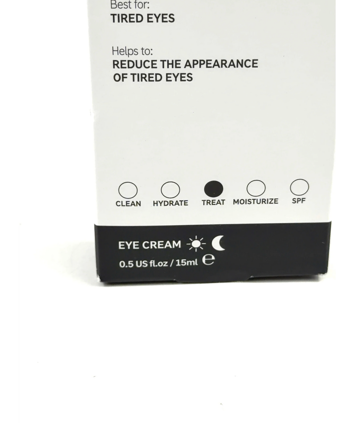 The Inkey List CAFFEINE EYE CREAM, size 15ml — care label