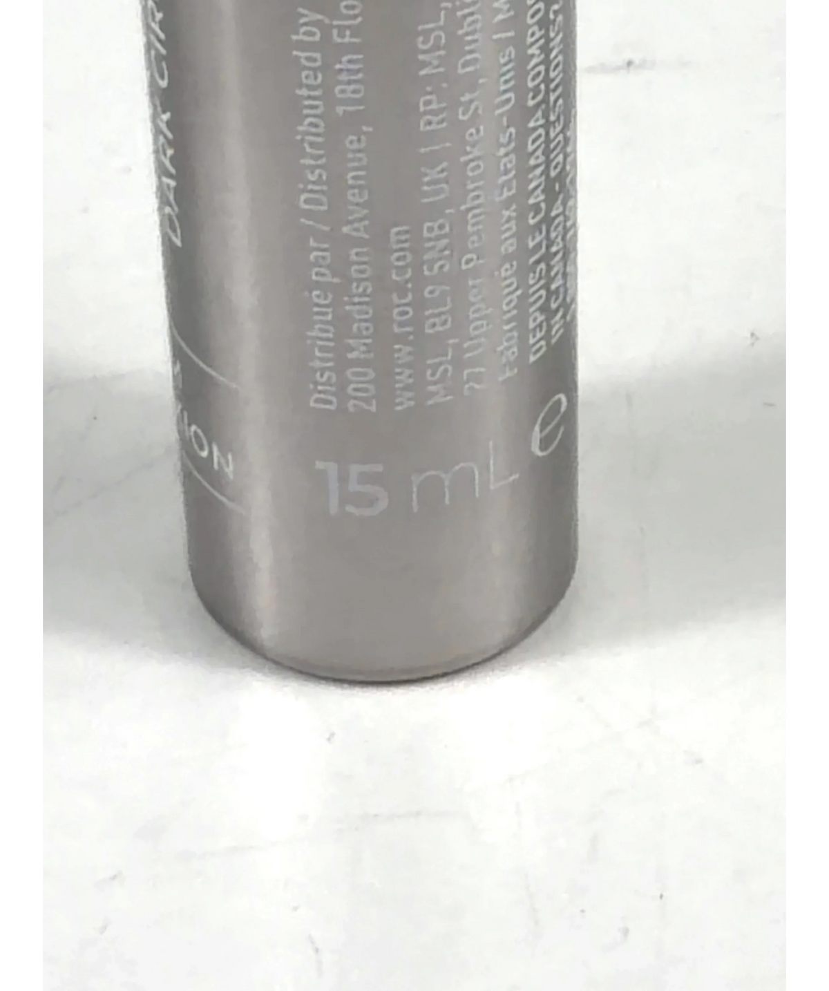 roc Derm Correxion Eye Repair Dark Circle Cream, size 15ml — care label