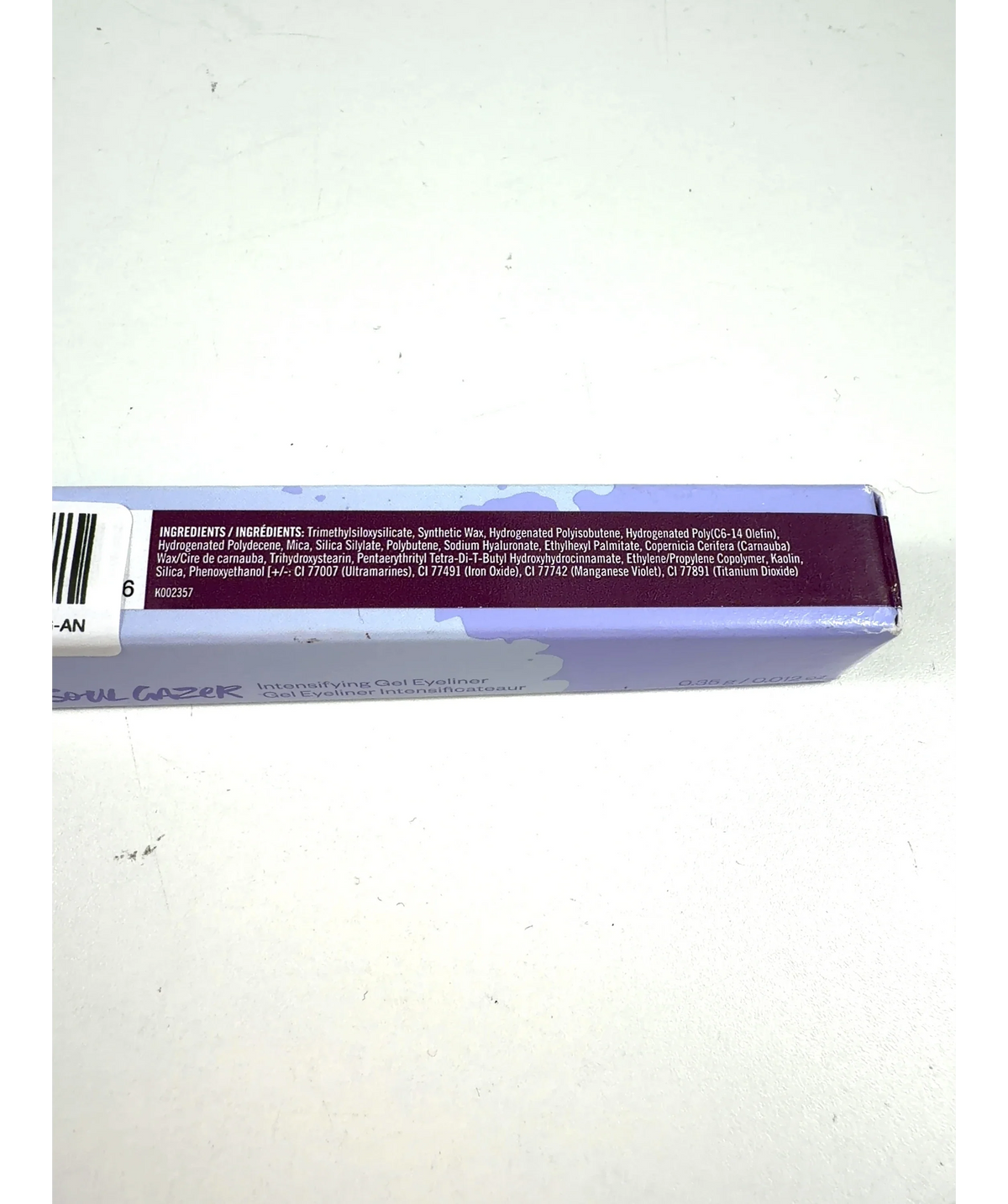 Kosas Bewitch Night Violet Satin Soulgazer Intensifying Gel Eyeliner, size 0.35g — fabric detail