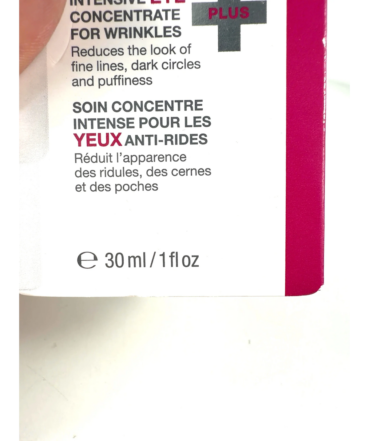strivectin Intensive Eye Concentrate for Wrinkles Plus, size 30ml — care label