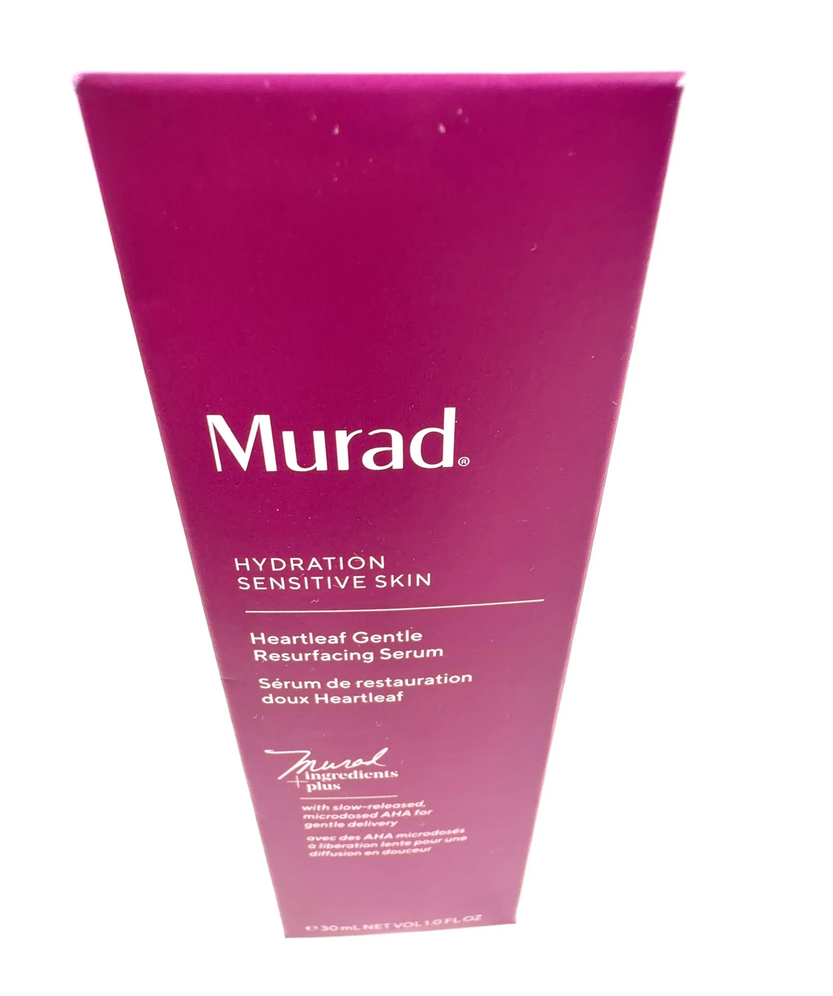 Murad Heartleaf Gentle Resurfacing Serum, size 30ml — label