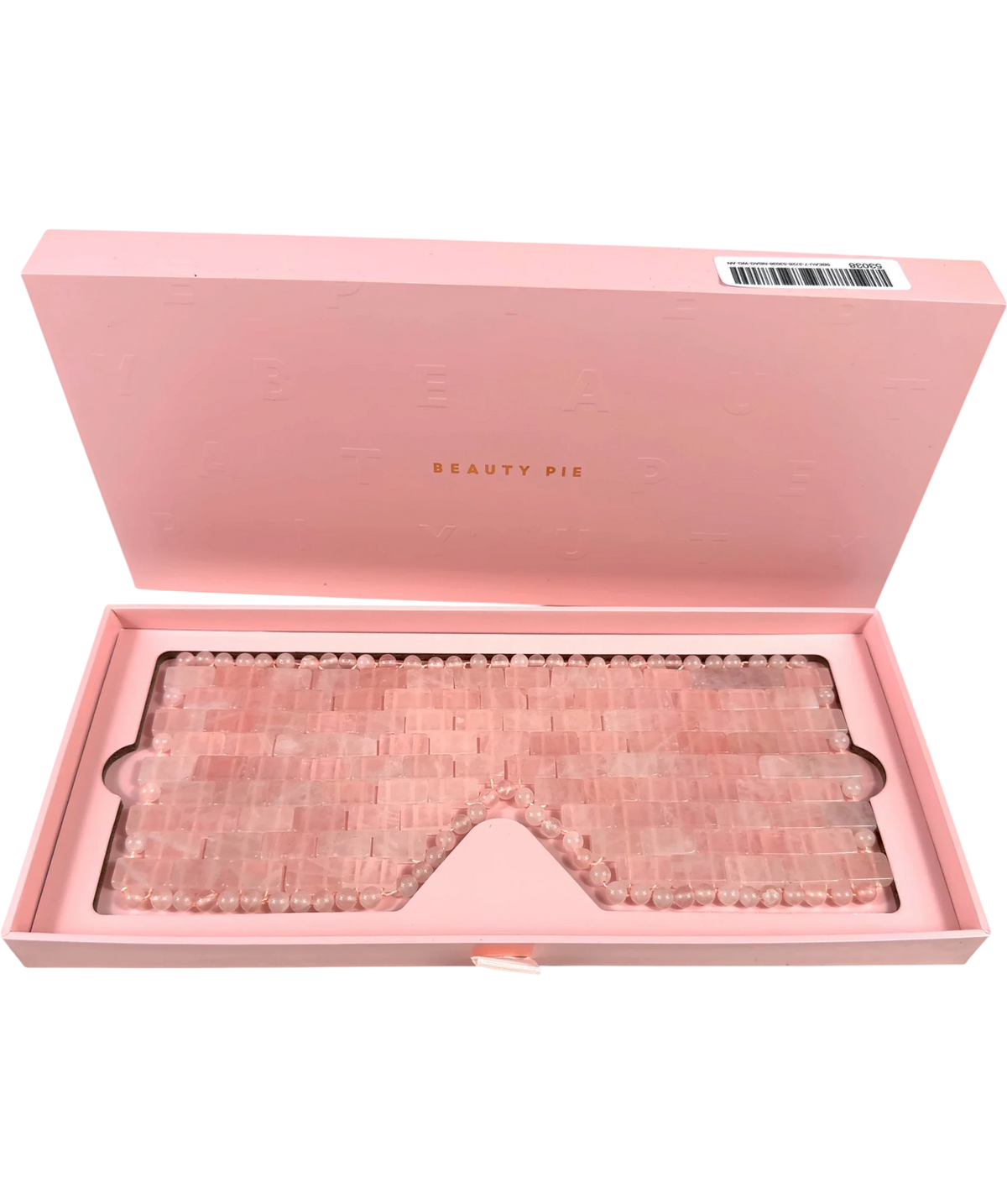 Beauty Pie Rose quartz eye mask — front