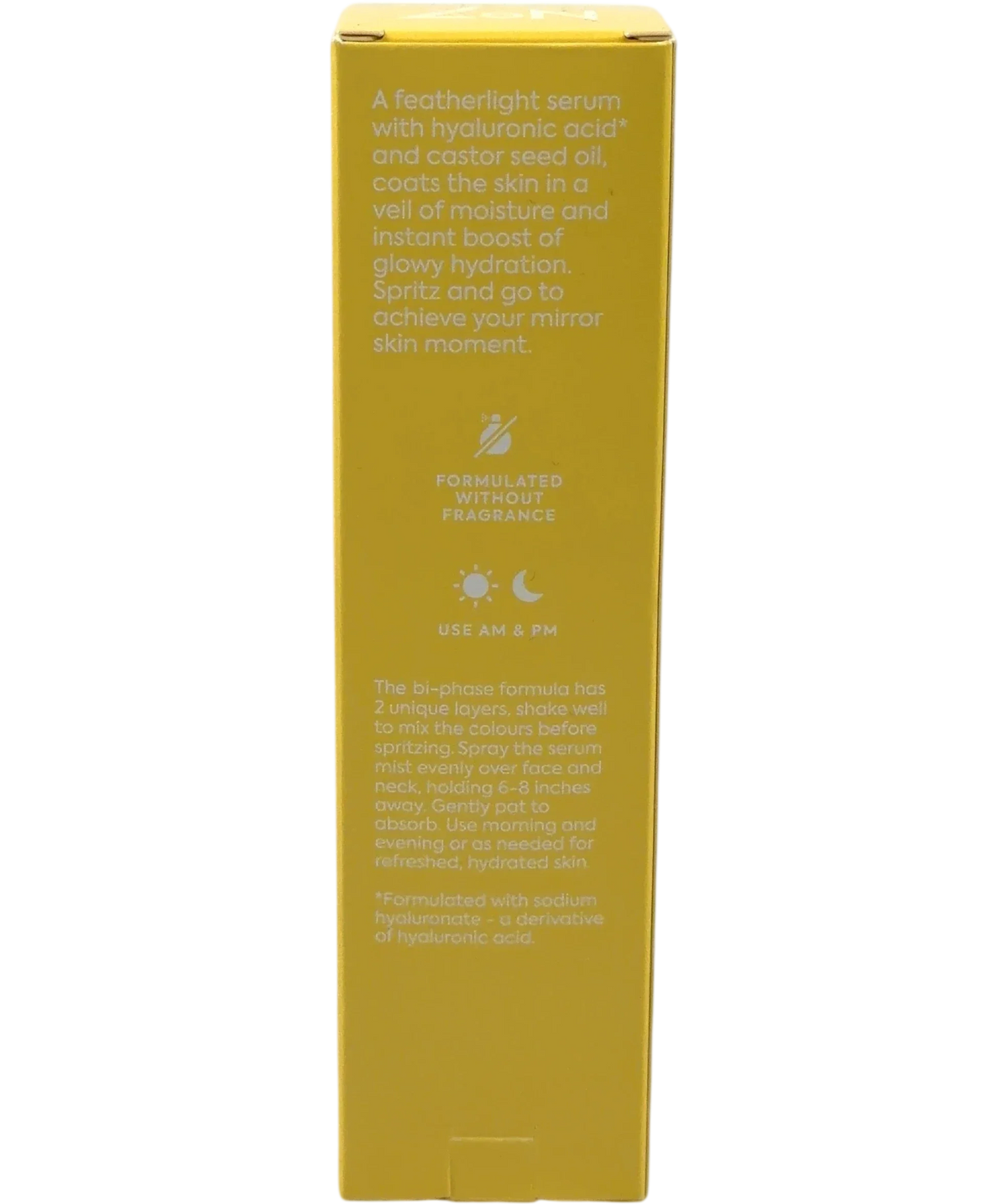 No7 Good Intent Radiance Reflect Spray Serum, size 90ml — back