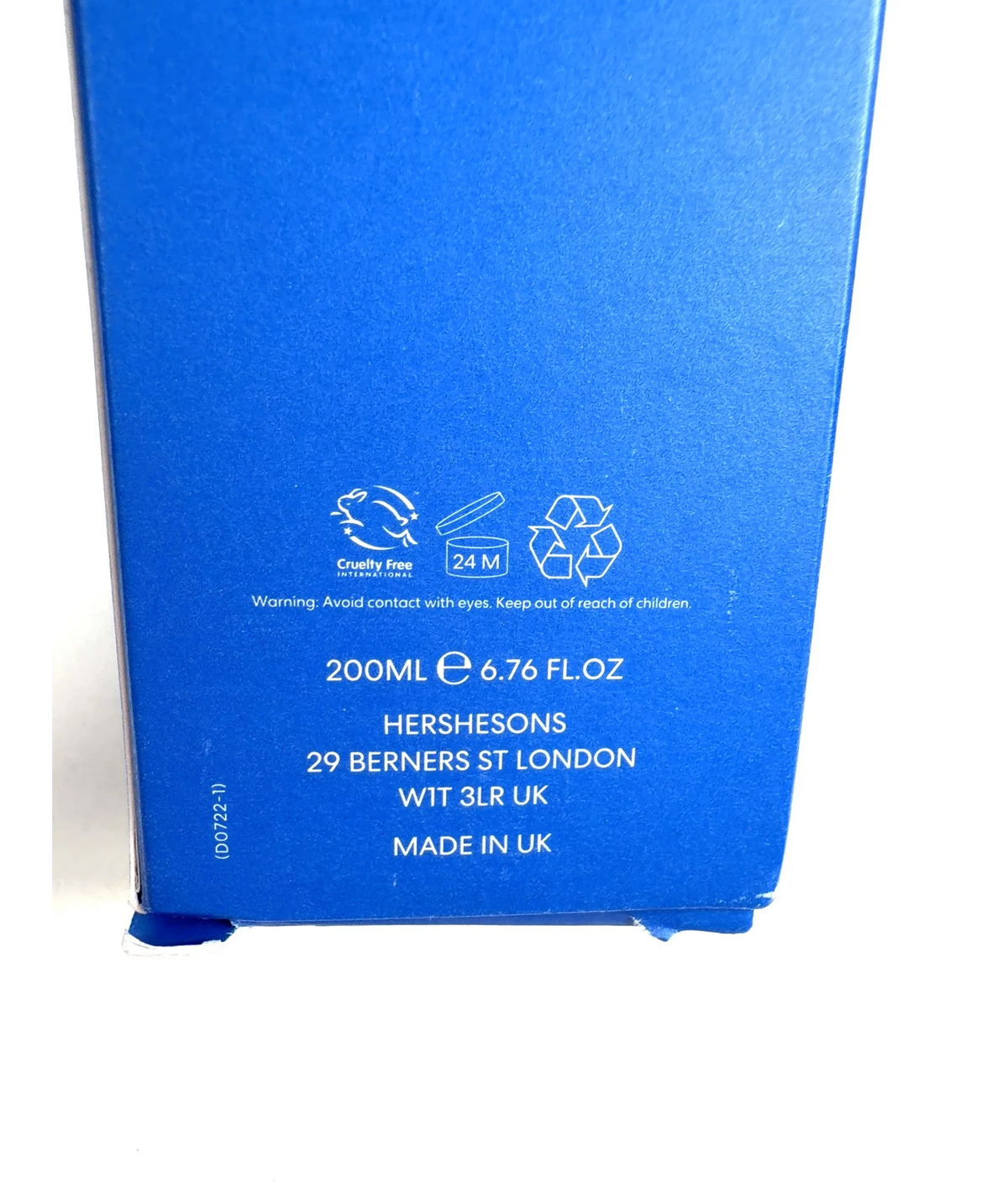 hershesons Almost Everything Cream, size 200ml — care label