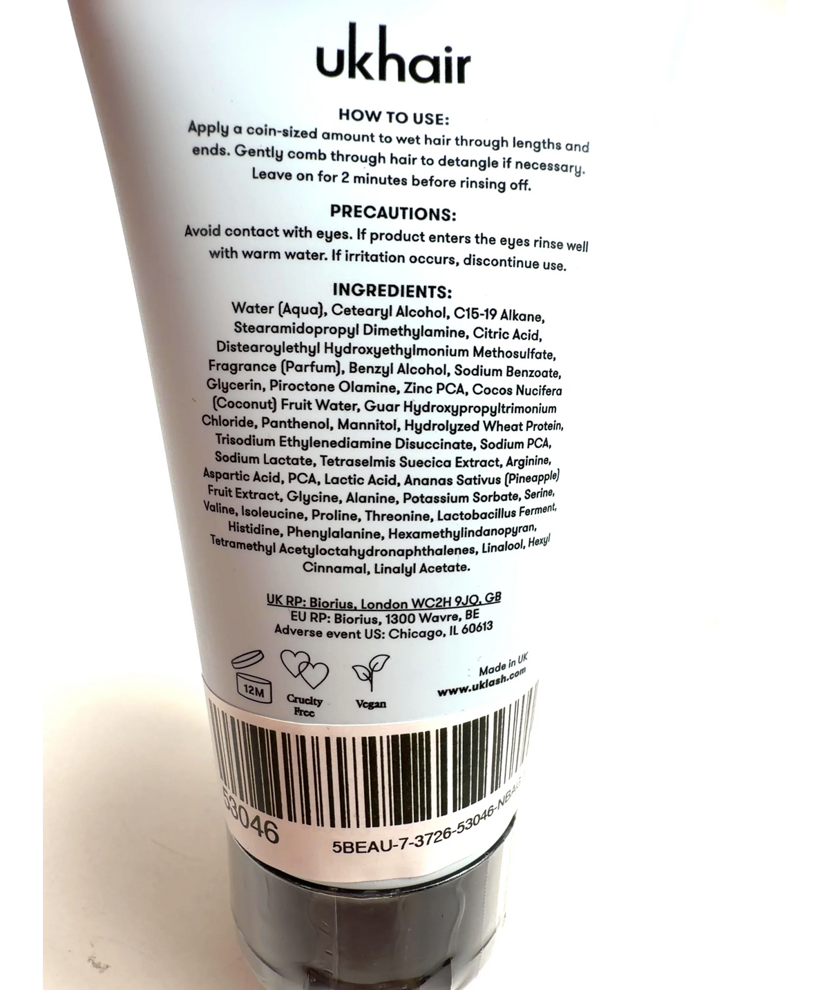 ukhair Conditioner, size 50ml — fabric detail