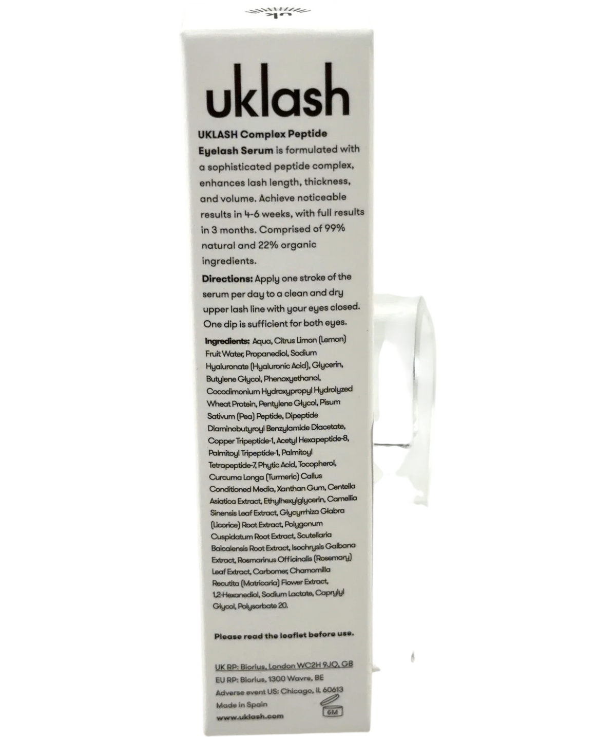 UKLASH Uklash compact, size 3ml — back