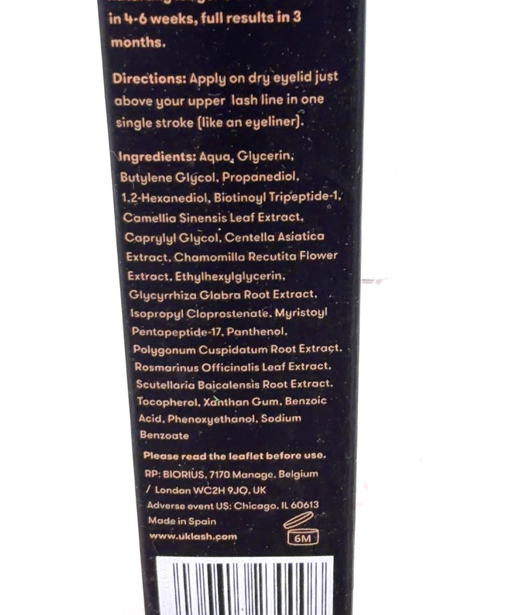 UKLASH Eyelash Serum, size 3ml — fabric detail
