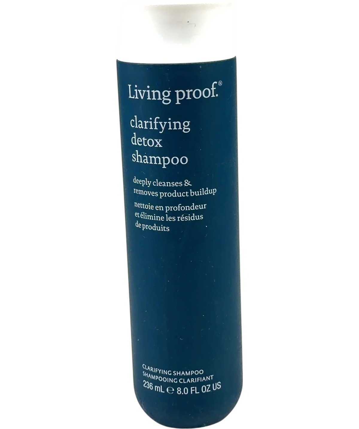 Living Proof clarifying detox shampoo, size 236ml — front
