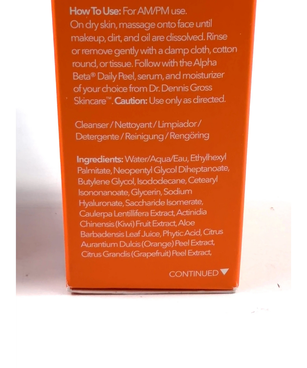 Dr Dennis Gross Hyaluronic Marine Meltaway Cleanser, size 150ml — fabric detail