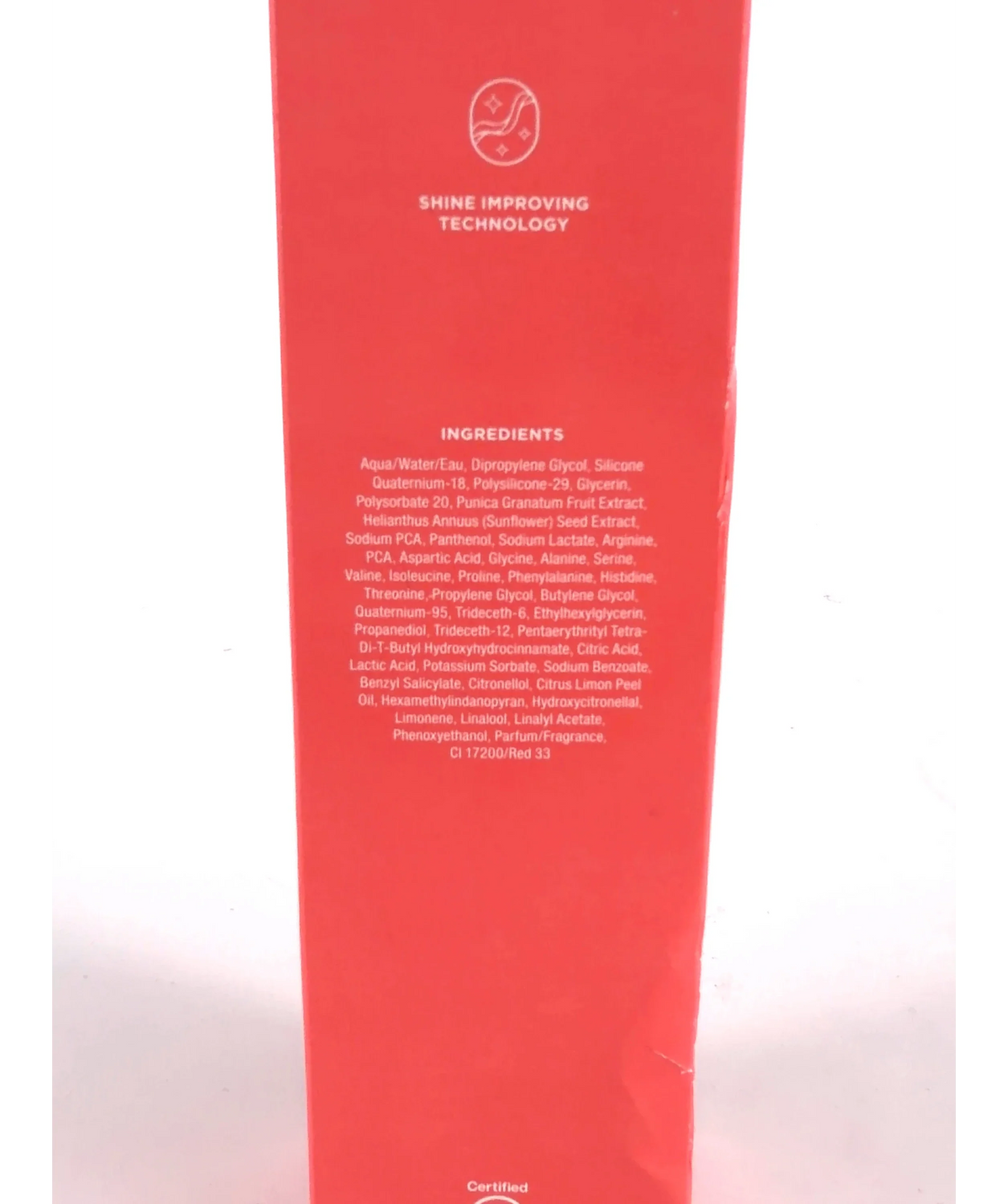 Maria Nila GLOSS COAT, size 200ml — fabric detail