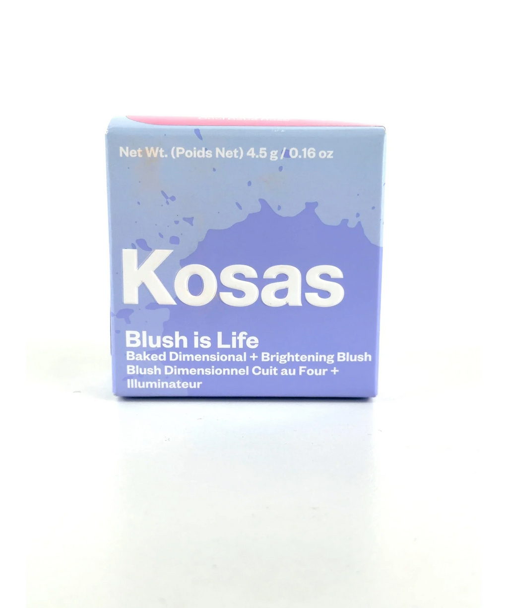 Kosas Butterflies Blush is Life, size 4.5g — care label