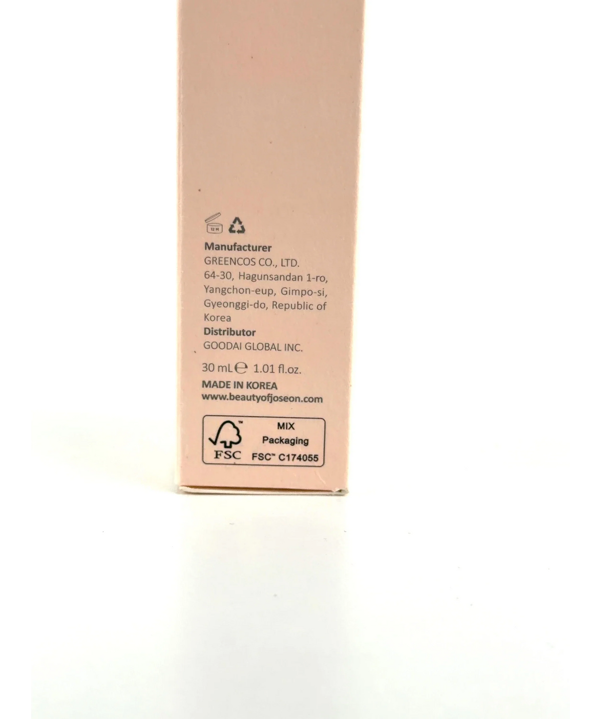 beauty of joseon Revive Eye Serum Ginseng + Retinal, size 30ml — care label