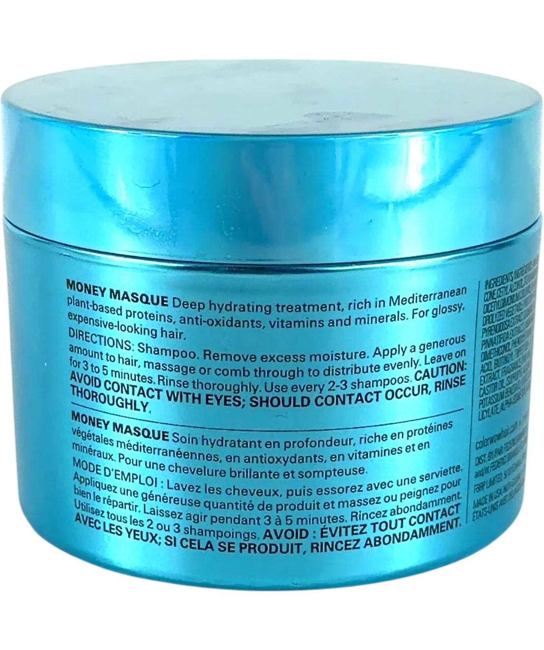 Chris Appleton + Color Wow Money Masque, size 215ml — back
