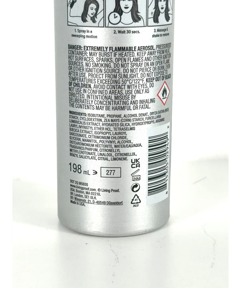 Living Proof Perfect hair Day advanced clean dry shampoo, size 198ml — fabric detail