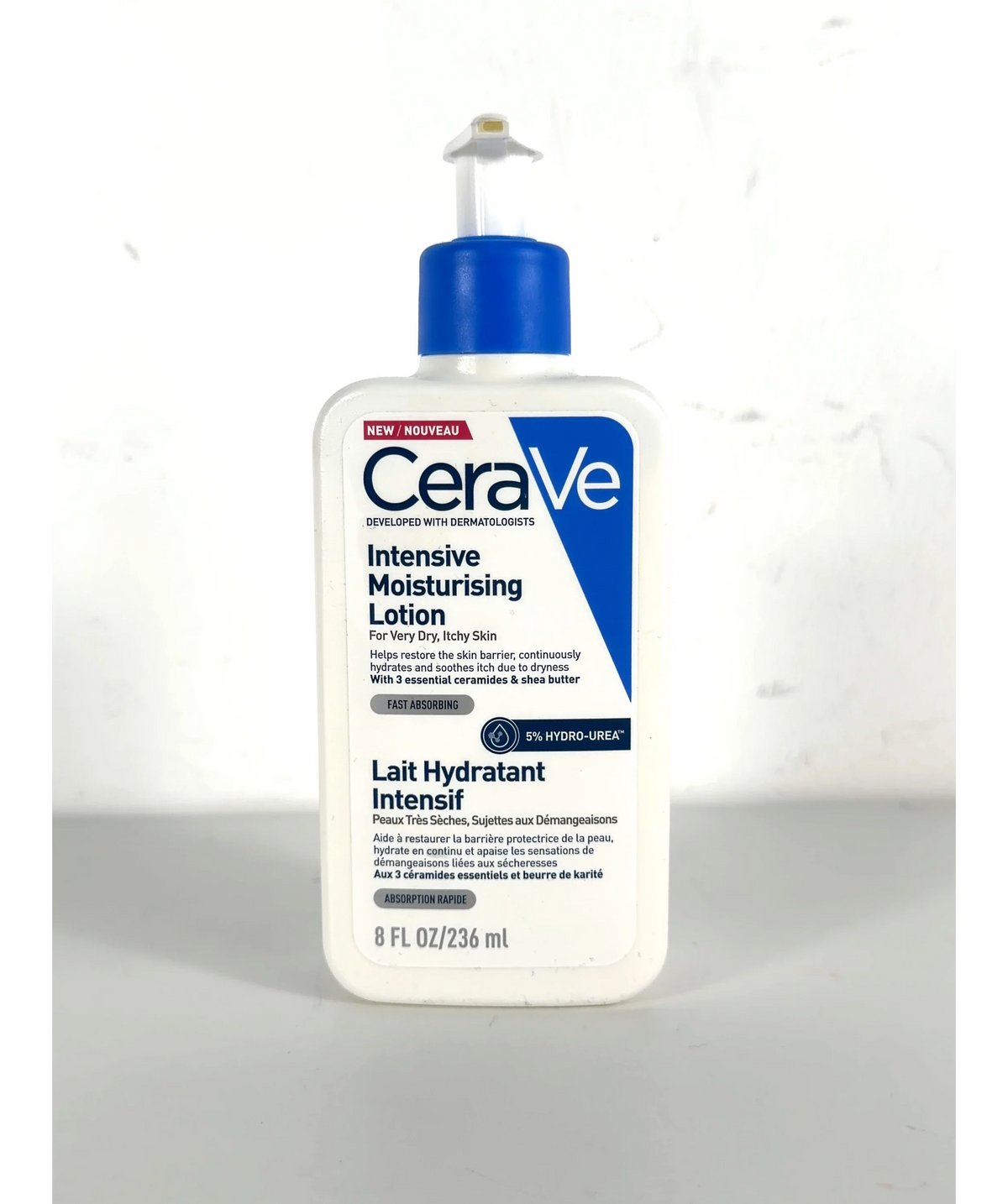Cerave Intensive Moisturising Lotion, size 236ml — label