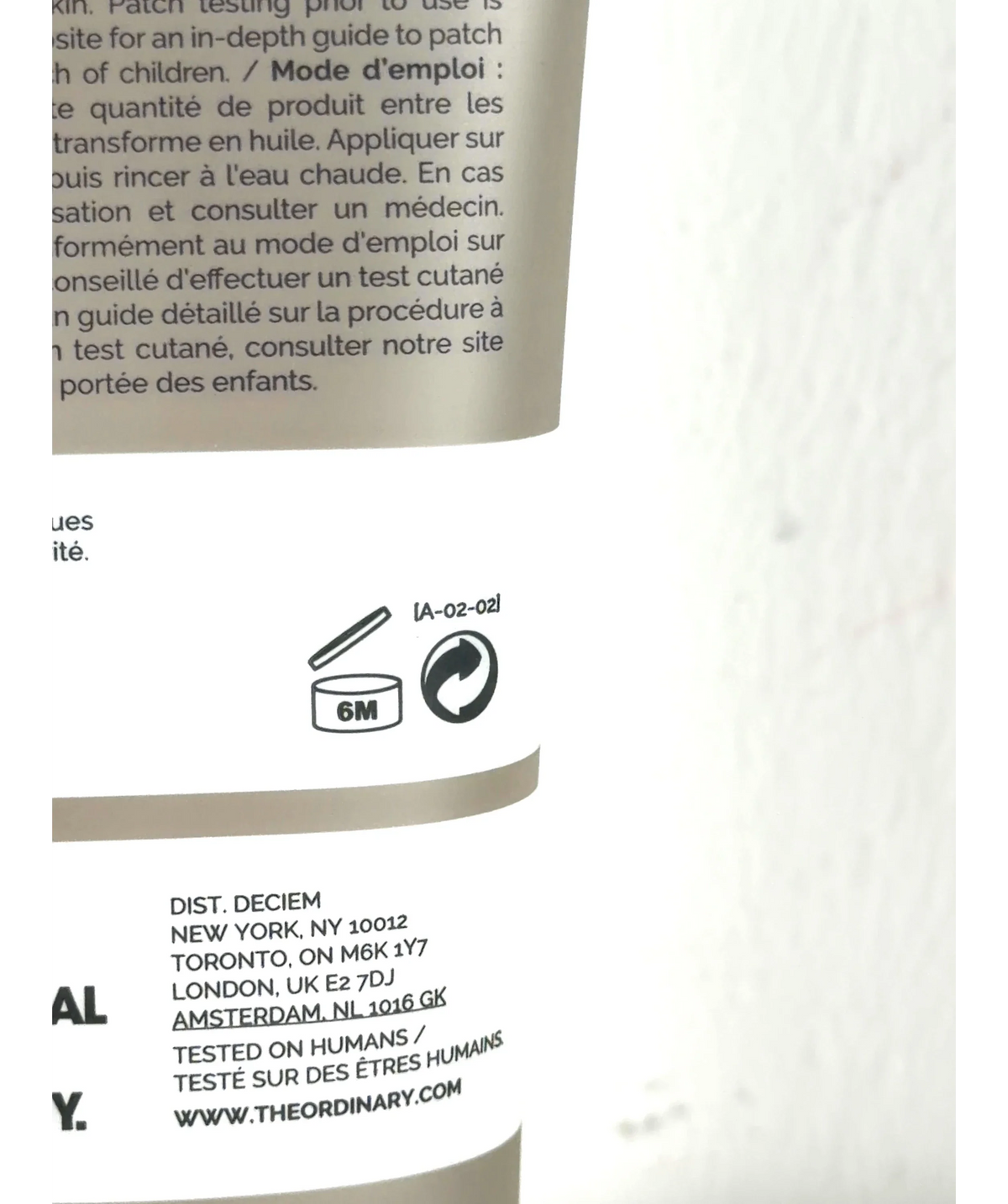 The Ordinary Squalane Cleanser 50ml, size 50ml — detail
