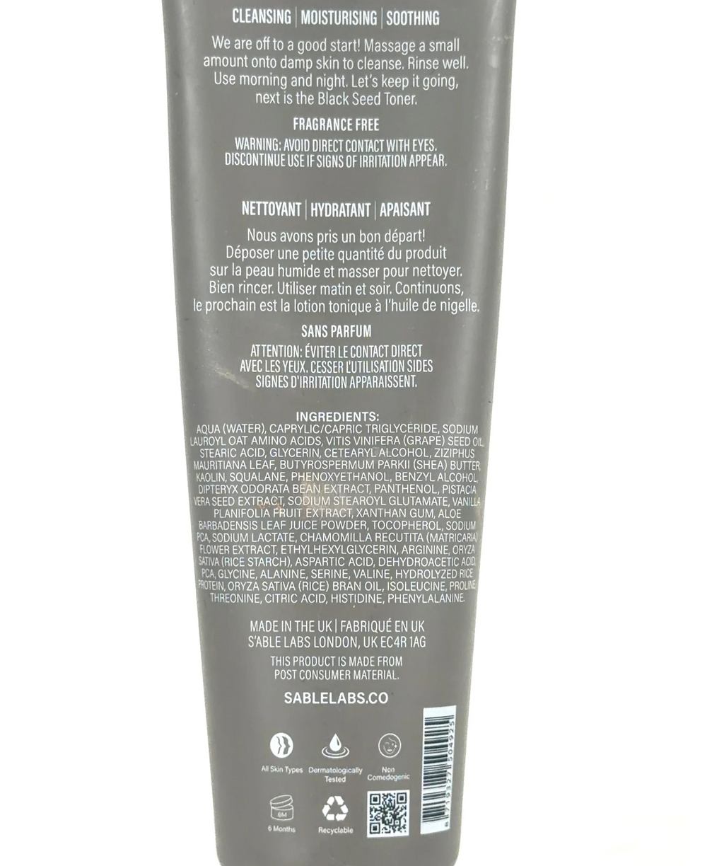 Sable labs Qasil Cleanser, size 150ml — fabric detail