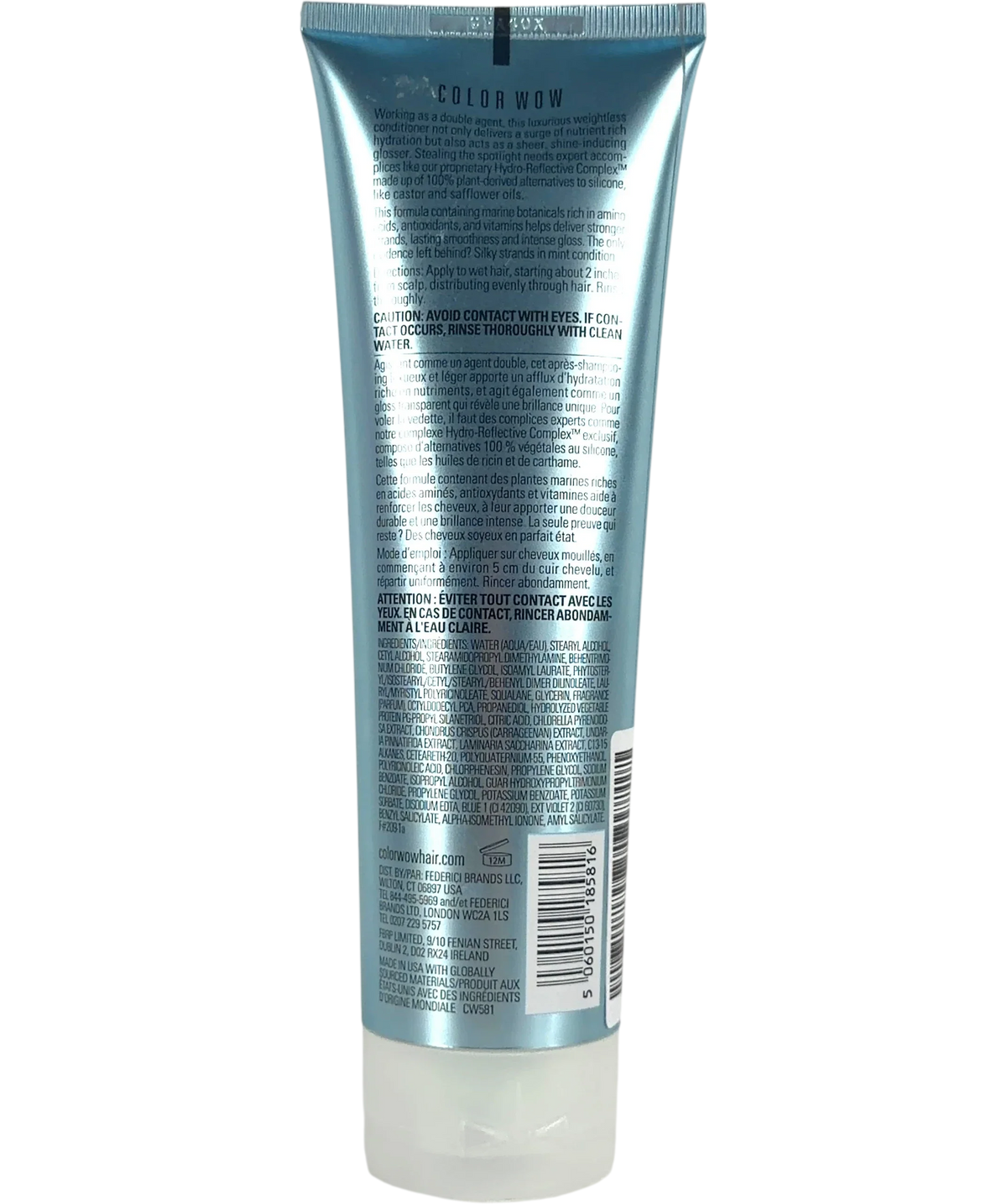 Color Wow MONEY LAUNDERING GLOSSING CONDITIONER, size 250ml — back