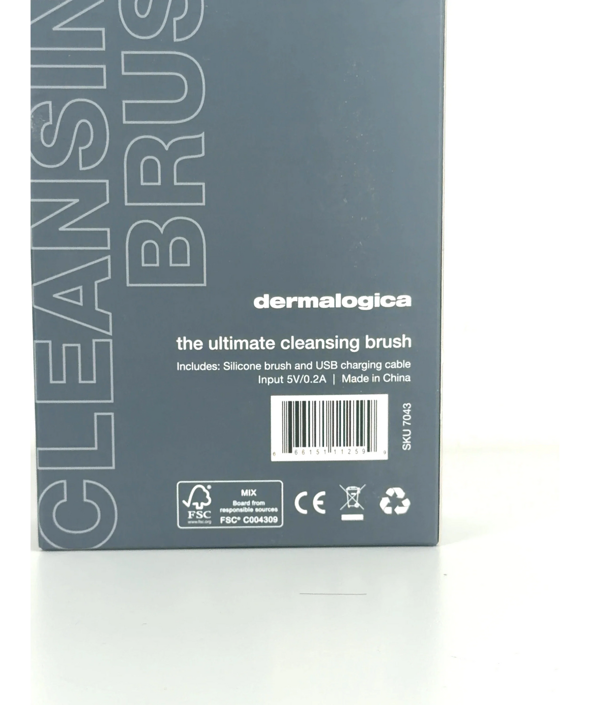 Dermalogica grey Ultimate Cleansing Brush — detail