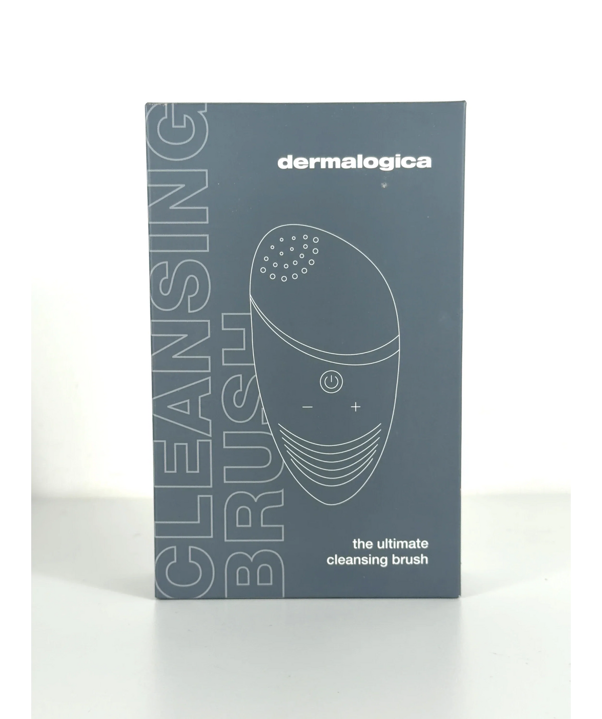 Dermalogica grey Ultimate Cleansing Brush — care label