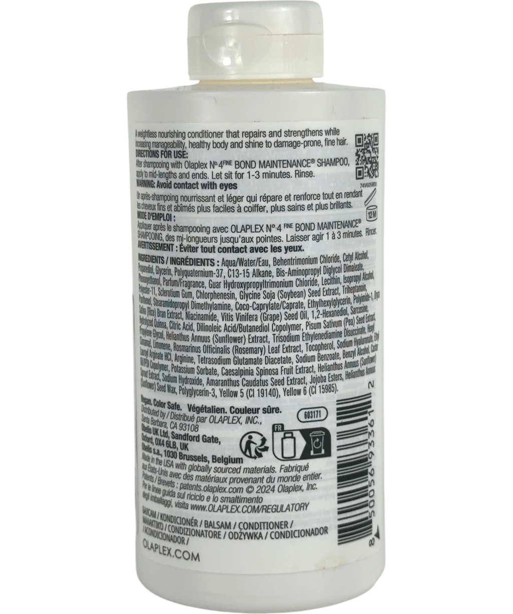 Olaplex No.5 FINE BOND MAINTENANCE CONDITIONER, size 250ml — back
