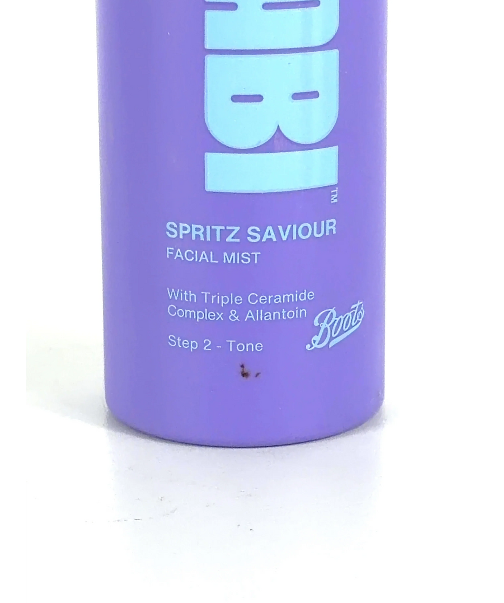 BOOTS purple Spritz Saviour Face Mist, size 95ml — fabric detail